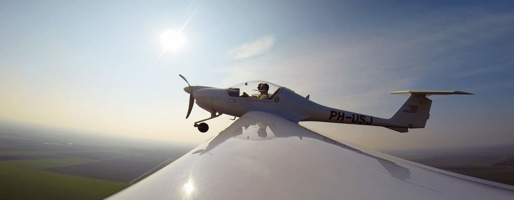 Proefles Vliegen Vliegschool Wings over Holland