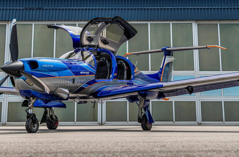 Eerste vlucht met de Diamond DA50